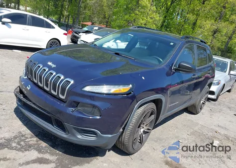 2016 Jeep Cherokee Sport из США, поврежденный, VIN 1C4PJLAB9GW159104